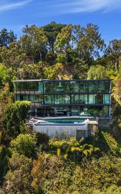 Luxurious Glass Mansion With Pool, Jacuzzi, Sauna Los Angeles